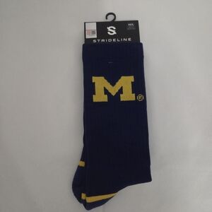 Navy and Yellow Men's Socks